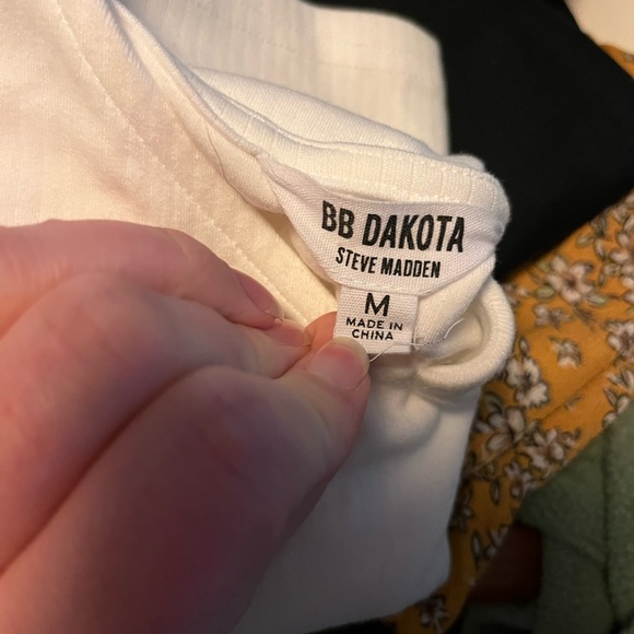 Steve Madden BB Dakota white dress medium bachelorette dress bridal - Picture 5 of 5